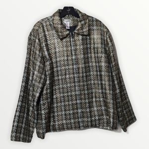 Chicos Women's  Metallic Colors Blazer Jacket 3